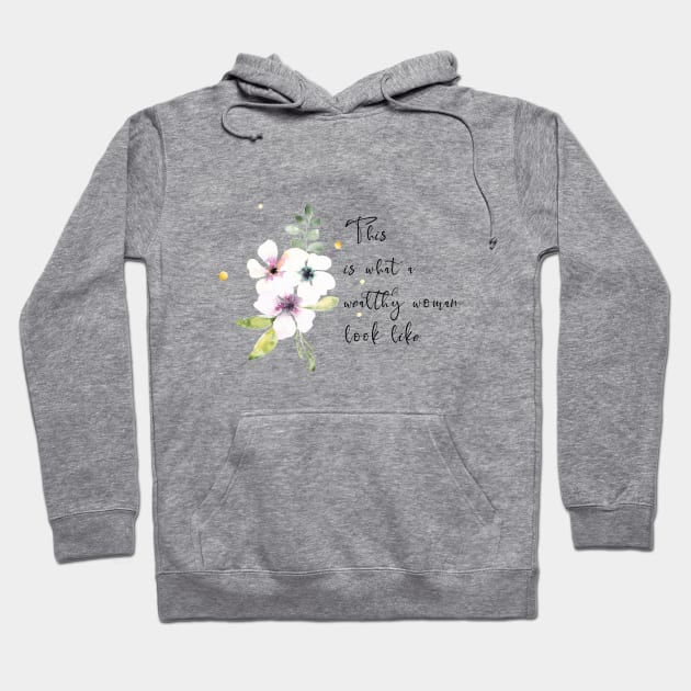 Wealthy Woman Affirmation Hoodie by Anines Atelier